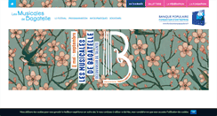 Desktop Screenshot of lesmusicalesdebagatelle.com