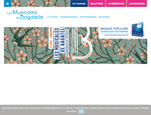 Tablet Screenshot of lesmusicalesdebagatelle.com